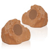 Sound Town ROCK-52BR-PAIR | Pair of 2-Way 5.25" High Fidelity Passive Outdoor Rock Speakers, Weather-Resistant, 70V/100V/8-Ohm, for Commercial Installation