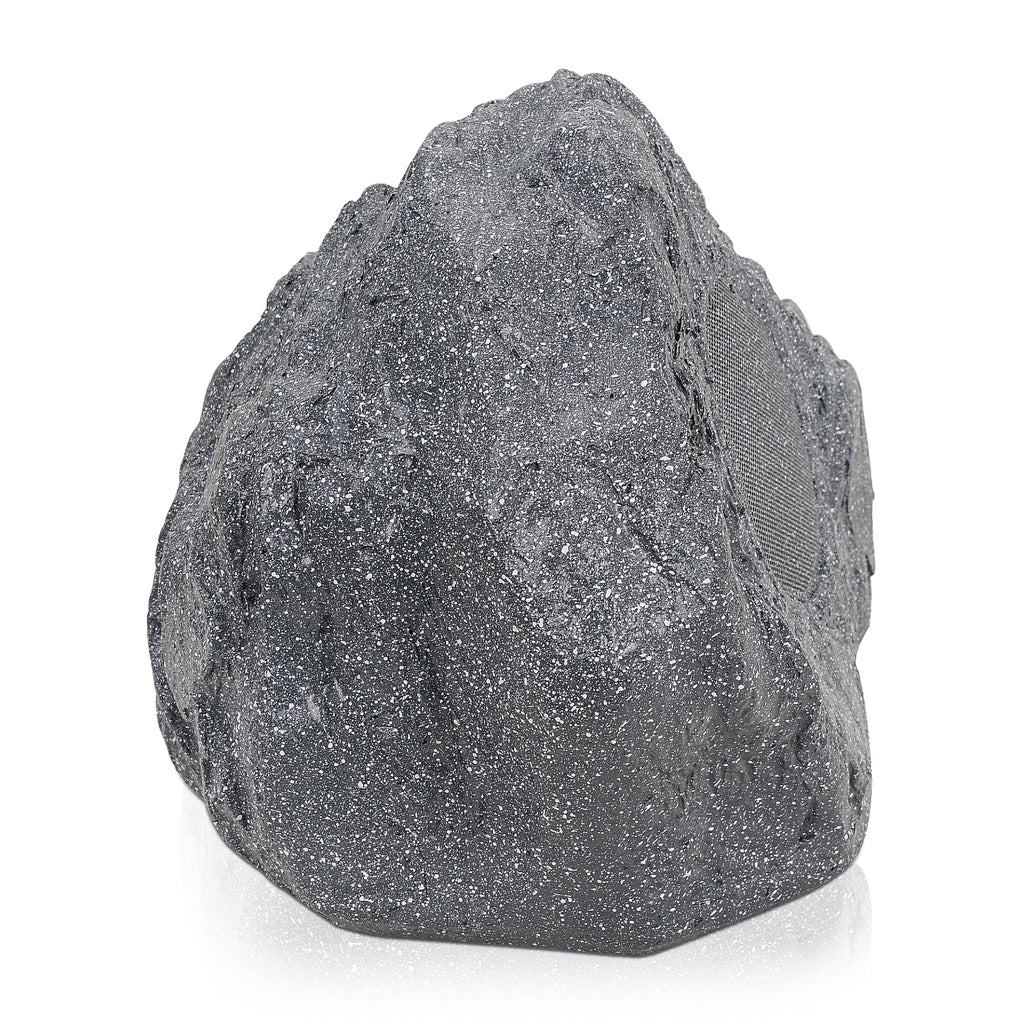 Sound Town ROCK-52G-PAIR | Pair of 2-Way 5.25" High Fidelity Passive Outdoor Rock Speakers, Weather-Resistant, 70V/100V/8-Ohm, for Commercial Installation - Side View