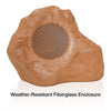 Sound Town ROCK-62BR-PAIR | Pair of 2-Way 6.5" High Fidelity Passive Outdoor Rock Speakers, Weather-Resistant, 70V/100V/8-Ohm, for Commercial Installation - Fiberglass Enclosure 