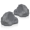 Sound Town ROCK-82G-PAIR | Pair of 2-Way 8" High Fidelity Passive Outdoor Rock Speakers, Weather-Resistant, 70V/100V/8-Ohm, for Commercial Installation
