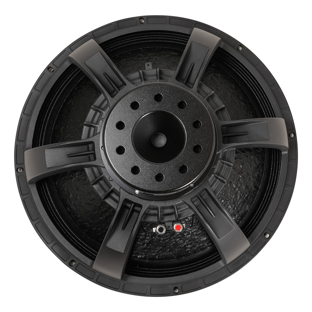 Sound Town SAN184.02 | Original Lavoce 18" Subwoofer with Neodymium Magnet, Waterproof Cone and Aluminum Frame, 1200W at 8Ω, 4" Voice Coil for PA/DJ Subwoofers - Back Panel