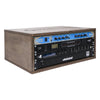 Sound Town SDRK-4B-R | REFURBISHED: 4U (4-Space) Studio Equipment Rack with Birch Plywood, for Recording Room, PA/DJ Pro Audio, Home Audio, Weathered Brown