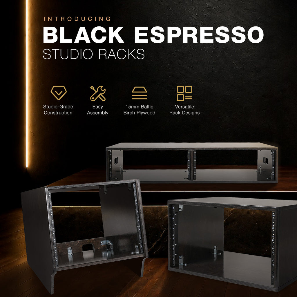 SDRK-D4D | DIY 2 x 4U Double-Bay Studio Rack for Home and Recording ...