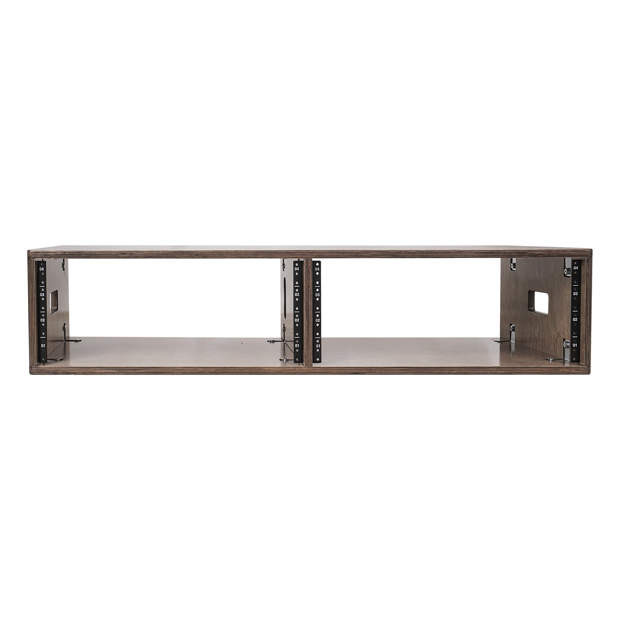 SDRK-D4B | 2 x 4U Space Double Bay Studio Equipment Rack, Weathered ...
