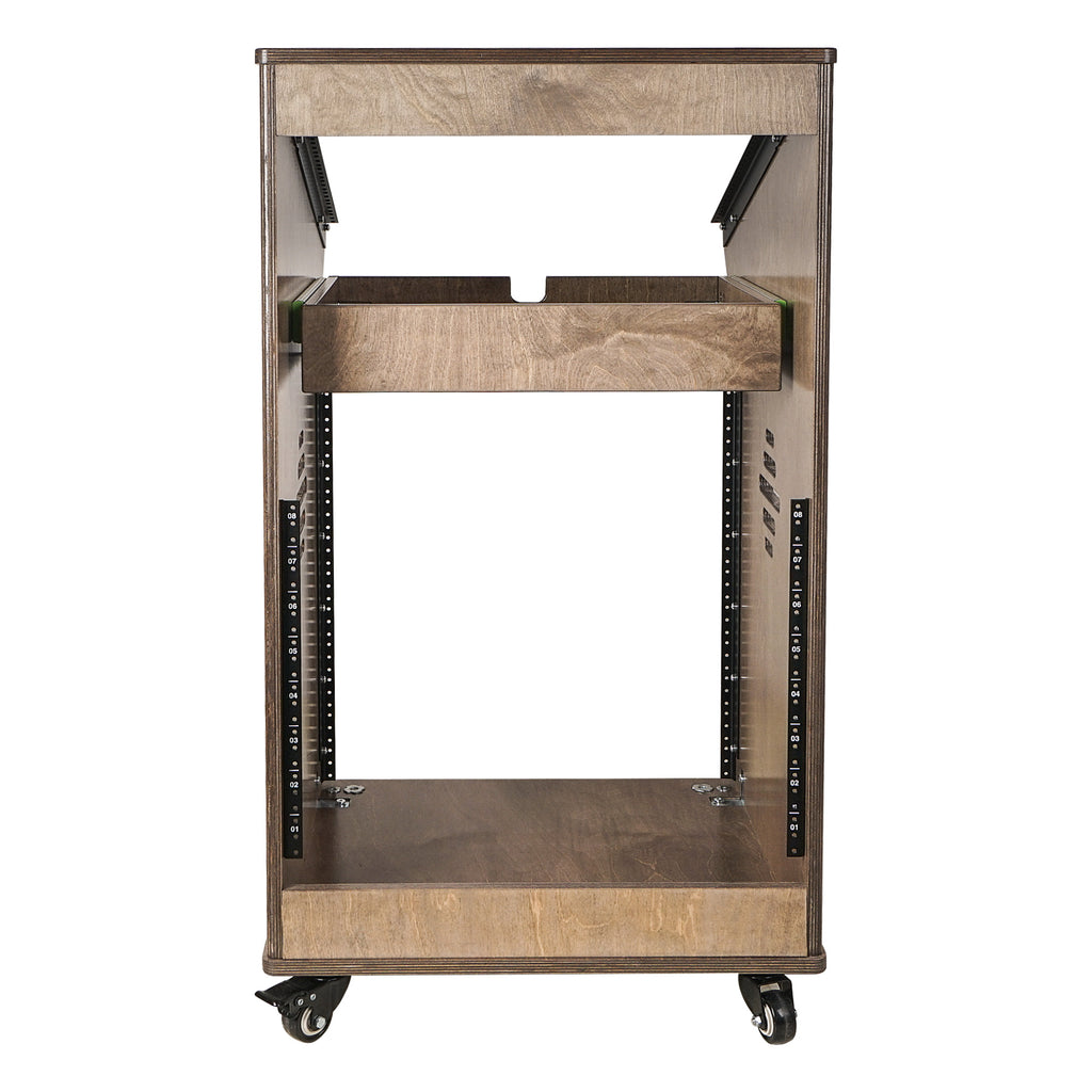 SDRK-M11X12B | DIY 12U Studio Rack with 11U Slant Mixer Top
