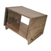 Sound Town SDRK-Y6SLB DIY 6U Angled Desktop Turret Studio Rack with Baltic Birch Plywood, Weathered Brown, Assembly Required - Recording Room Devices