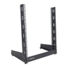 Sound Town ST2PF-12LW-R | REFURBISHED: 12U 2-Post Desktop Open-Frame Rack, for Audio/Video, Network Switches, Routers, Patch Panels - Tabletop Scenarios / Applications
