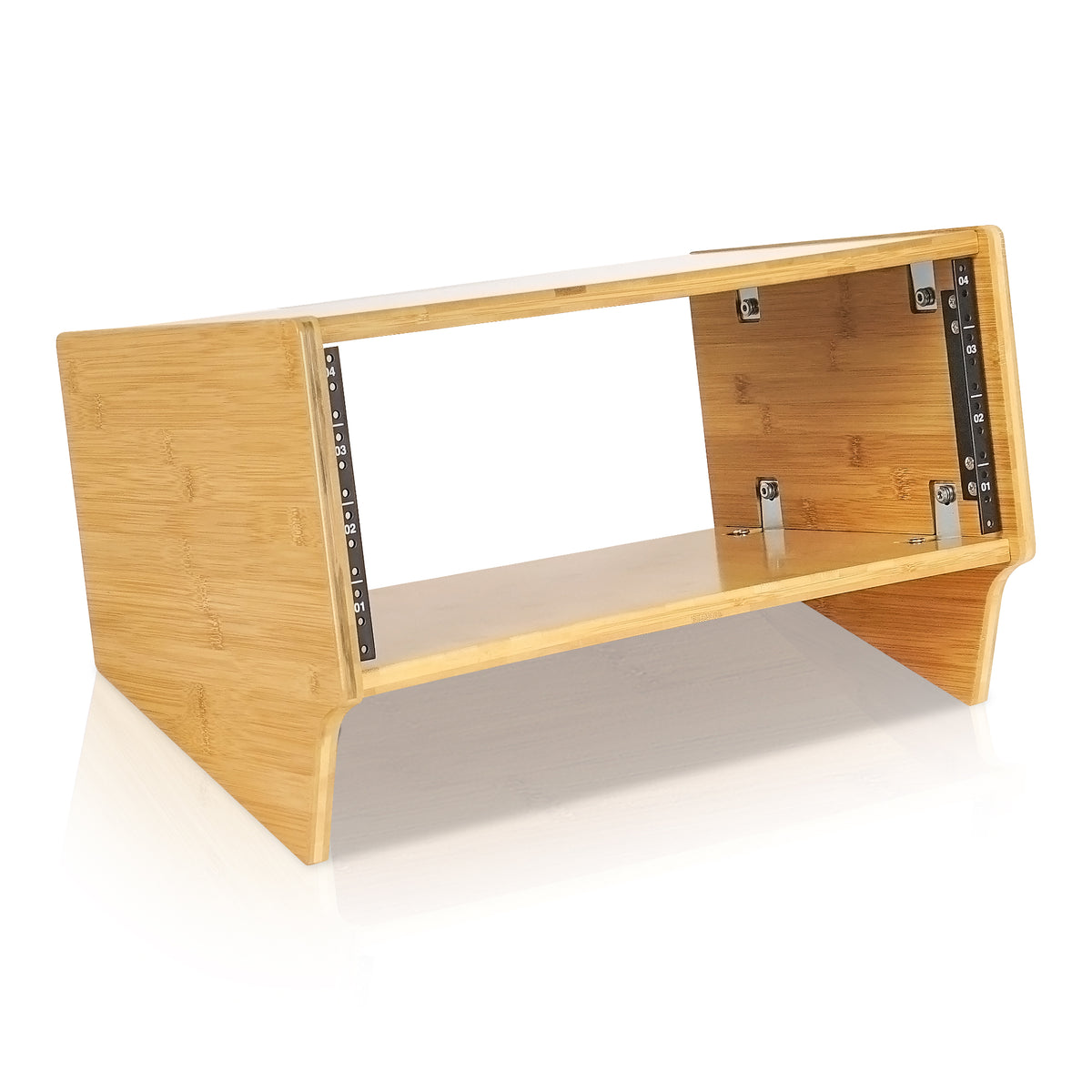 STBR-4SL-R | REFURBISHED: DIY 4U Angled Desktop Turret Studio Rack