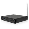 Sound Town STCA-6130-R | REFURBISHED: 3-Zone 6-Channel x 130W Low-Impedance Class-AB Commercial Power Amplifier w/ Bluetooth for Restaurants, Lounges, Bars, Schools, Warehouses-Left Angle 