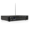 Sound Town STCA-6130-R | REFURBISHED: 3-Zone 6-Channel x 130W Low-Impedance Class-AB Commercial Power Amplifier w/ Bluetooth for Restaurants, Lounges, Bars, Schools, Warehouses-Right Angle 