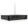 Sound Town STCA-6130 | 3-Zone 6-Channel x 130W Low-Impedance Class-AB Commercial Power Amplifier w/ Bluetooth for Restaurants, Lounges, Bars, Schools, Warehouses-Right Angle 