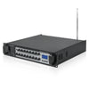 Sound Town STCA500-63-R | REFURBISHED: 500W 70V/100V Stereo/Mono 6-Zone Commercial Amplifier w/ Bluetooth, USB, Optical Input for Restaurants, Bars, Multi-Room Installation - Left View 