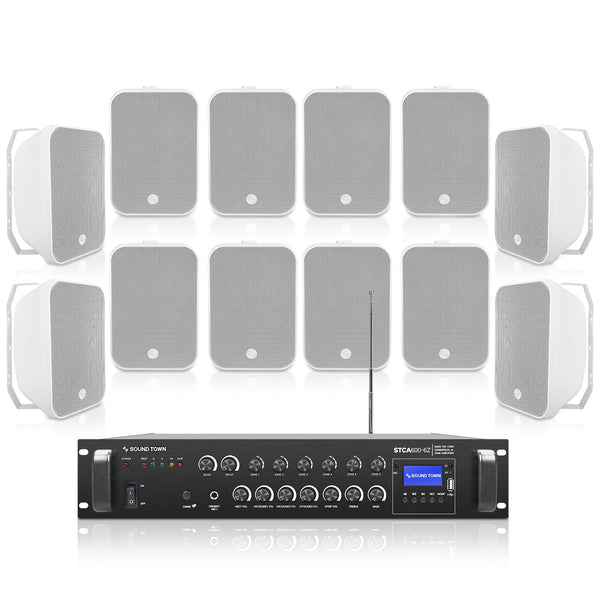 STCA600X12MS6W-6-Zone-70V-100V