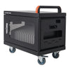 Sound Town STCC-USB16US-R | REFURBISHED: Multi-Device Wall-Mountable Charging Cart w/ 16 USB Ports and Casters, for iPads, Tablets, Laptops, Chromebooks - Under the Desk Device Storage