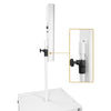 Sound Town STCL-WPOLESET | Subwoofer Attachment Mounting Pole w/ Mounting Plate, for CARPO-M64W Column Array Speaker - Back of the Plate
