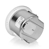Sound Town STCS4C-PAIR-R | REFURBISHED: Pair of 4.5" Coaxial In-Ceiling Speakers with Metal Backcan and Tile Rails, 70V/100V/8-Ohm Switchable, Magnetic Grill, White - Back View