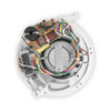 Sound Town STCS4N-PAIR-R | REFURBISHED: Pair of 4.5" Two-Way Coaxial In-Ceiling Speaker, Flush Mount, 70V/100V/8-Ohm Operation, Magnetic Grill, White - Back Panel Internal Components