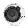 Sound Town STCS8C-PAIR | Pair of 8" Coaxial In-Ceiling Speakers with Metal Backcan and Tile Rails, 70V/100V/8-Ohm Switchable, Magnetic Grill, White - Multi-Tap Transformer