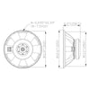 Sound Town STLF-12AS | 12" 450W Cast Aluminum Frame Woofer (Low Frequency Driver), Replacement for PA/DJ Subwoofer Cabinets - Size and Dimensions