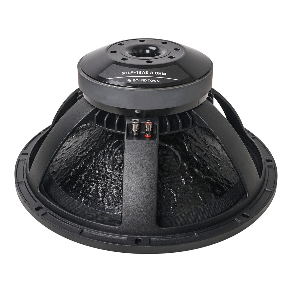 Sound Town STLF-18AS-R | REFURBISHED: 18" 750W Cast Aluminum Frame Woofer (Low Frequency Driver), Replacement for PA/DJ Subwoofer Cabinets - 8-Ohm