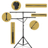 Sound Town STLS-M12 | DJ Lighting Stand, Height Adjustable, 12 ft Tall, with Side Bars and Tripod Base-Details