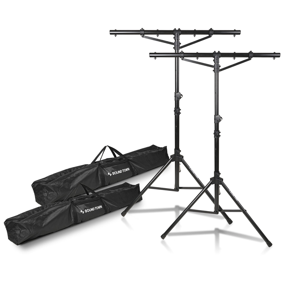 BTスタジオ エース STLS-T09-PAIR | 2-Pack 9 ft Tall DJ Lighting Stand, Height