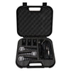 Sound Town STMICKT3-R | REFURBISHED: 3-piece Professional Handheld Dynamic Microphone Kit with Carry Case, Mic Clips, 26ft XLR to 1/4" Audio Cables with Shockproof Layer