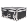 Sound Town STMR-4U-R | REFURBISHED: 4U (4 Space) PA/DJ Road/Rack ATA Case with 11U Slant Mixer Top, 20.2" Rackable Depth - Pro Tour Grade - Flight Cas