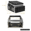 Sound Town STMR-A10X4U-R | REFURBISHED: Lightweight and Compact 4U ATA ABS Rack Case, with Slant Mixer Top, 21" Depth, 10U Top and 4U Side Spaces-Size and Dimensions