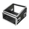 Sound Town STMR-A10X4U-R | REFURBISHED: Lightweight and Compact 4U ATA ABS Rack Case, with Slant Mixer Top, 21" Depth, 10U Top and 4U Side Spaces-without Covers Right View