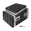 Sound Town STMR-A10X6U | Lightweight and Compact 6U ATA ABS Rack Case, with Slant Mixer Top, 21" Depth, 10U Top and 6U Side Spaces-Includes Rackmount Screws