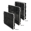 Sound Town STMR-A12X10U-R | REFURBISHED: Lightweight and Compact 10U ATA ABS Rack Case, with Slant Mixer Top, 24.5" Depth, 12U Top and 10U Side Spaces - Removable Top, Rear, Front Lid Covers