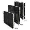 Sound Town STMR-A12X10UW | 10U Lightweight and Compact ATA ABS Rack Case, with Slant Mixer Top, Casters, 24.5" Depth, 12U Top , 10U Side Spaces - Removable Top, Rear, Front Lid Covers