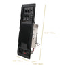 Sound Town STPAS-G1DSP-R Class-D Plate Amplifier for PA DJ Subwoofer Cabinets, 750W RMS, w/Low-Pass Filter and High-Pass Outputs, Refurbished - Size and Dimensions