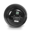 Sound Town STPDS-65B-R | REFURBISHED: 6.5" Weather-resistant Pendant Speaker, 70V/100V/8-Ohm, Indoor/Outdoor Commercial Speaker for Home and Commercial Installation, Black - Back Panel