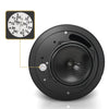 Sound Town STPDS-65B-R | REFURBISHED: 6.5" Weather-resistant Pendant Speaker, 70V/100V/8-Ohm, Indoor/Outdoor Commercial Speaker for Home and Commercial Installation, Black - Transformer Control Panel/Plate