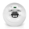 Sound Town STPDS-65W-R | REFURBISHED: 6.5" Weather-resistant Pendant Speaker, 70V/100V/8-Ohm, Indoor/Outdoor Commercial Speaker for Home and Commerical Installation, White - Back Panel