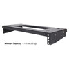 Sound Town STPPRK-1U-R | REFURBISHED: 1U Wall-Mount/Under-Desk Mount Patch Panel Bracket Rack, for 19" PA/AV/IT/Computer Equipment, Horizontal/Vertical - Weight Capacity
