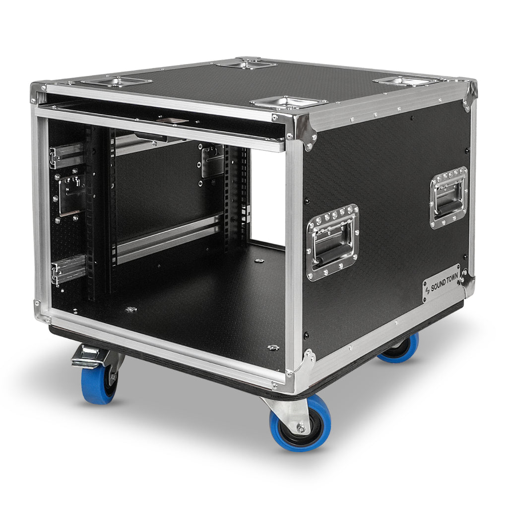 ラック＆スクロールワゴン STPR-8 | 8U Slam Rack Stackable Road Case w/ Retractable Sliding
