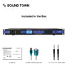 Sound Town STPS-A28 Rack-Mountable AC Power Sequencer w/ 10 Outlets, Aluminum Panel, Surge Protection, for Stage, Studio, Home Theater - Included in the box, package contents