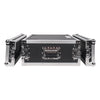 Sound Town STRC-4U-R | REFURBISHED: 4U Space PA/DJ Rack/Road Case w/ 17" Depth, Plywood, Metal Ball Corners, Pro Tour Grade Flight Case - ATA