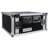 Sound Town STRC-6U-R | REFURBISHED: 6U (6 Space) PA/DJ Rack/Road Case with 21" Depth, Plywood, Metal Ball Corners - Right Panel 