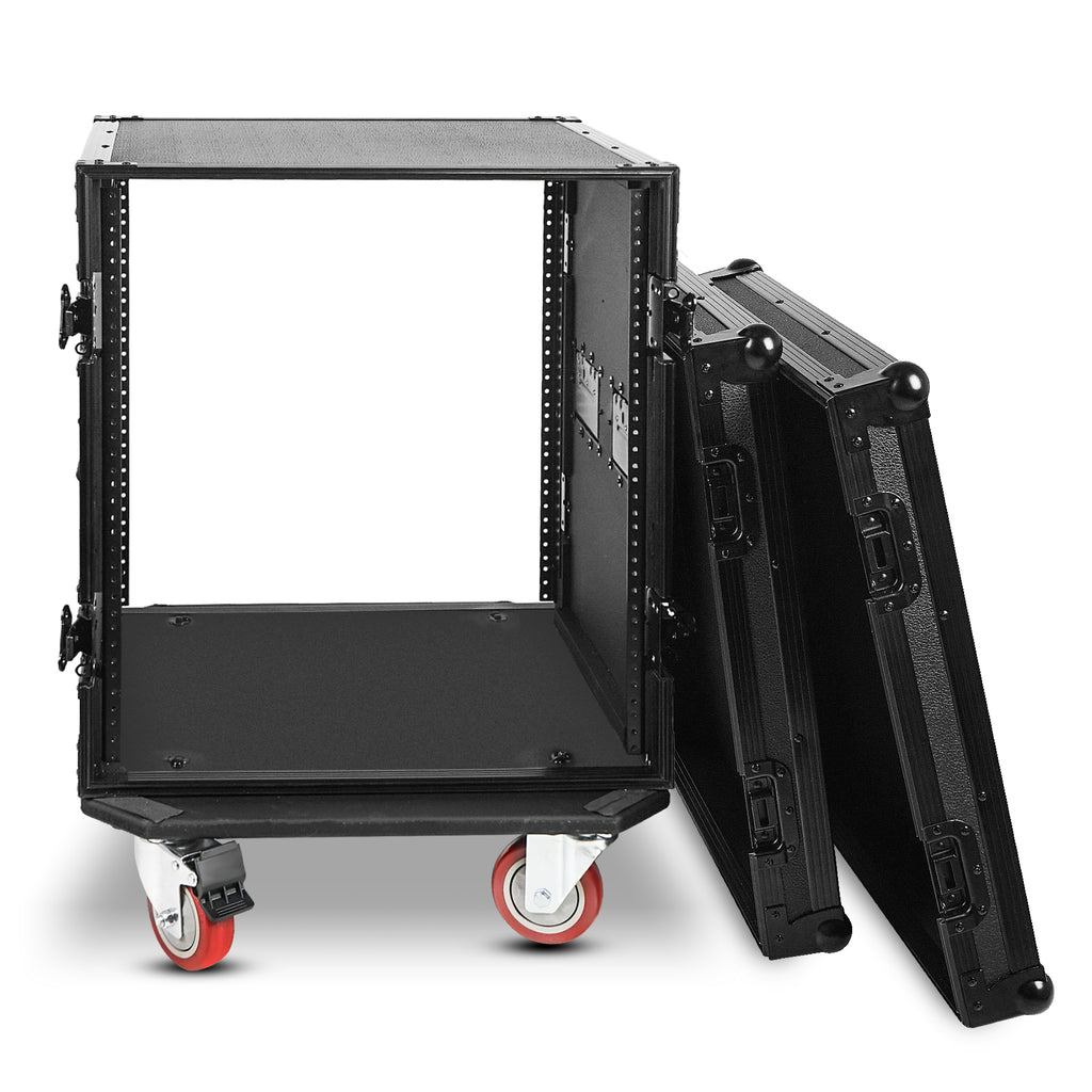 STRC-B12UW | Black Series 12U Space PA/DJ Rack/Road Case with All-Black  Anodized Hardware – Sound Town