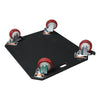 Sound Town STRC-CB | Sturdy Replacement Plywood Caster Board for Road/Rack Case, with 4-inch Wheels and Brakes