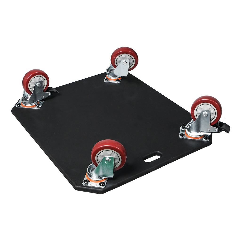 Sound Town STRC-CB | Sturdy Replacement Plywood Caster Board for Road/Rack Case, with 4-inch Wheels and Brakes