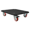 Sound Town STRC-CB | Sturdy Replacement Plywood Caster Board for Road/Rack Case, with 4-inch Wheels and Brakes for Transport
