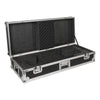 Sound Town STRC-KB49W | Plywood 49-Note Keyboard ATA Flight Case, with Recessed Handles and Latches, High-density Foam Interior - Adjustable Foam Wedges and Blocks
