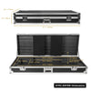 Sound Town STRC-KB76W-R | REFURBISHED: Plywood 76-Note Keyboard ATA Flight Case, with Recessed Wheels, Handles and Latches, High-density Foam Interior - Size and Dimensions