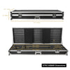 Sound Town STRC-KB88W-R | REFURBISHED: Plywood 88-Note Keyboard ATA Flight Case, with Recessed Wheels, Handles and Latches, High-density Foam Interior - Size and Dimensions