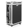 Sound Town STRC-M32RDH | ATA Plywood Mixer Case with Interior Foam Protection, Dog House and Caster wheels for Midas M32R Mixer Console with Recessed Latches, Rubber - Gripped Handles